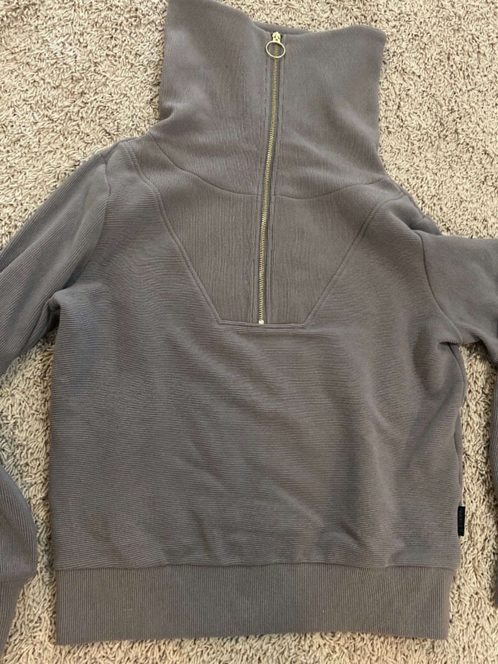 Varley Vine ribbed sweatshirt small